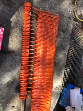 clôture en maille plastique