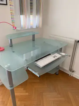 bureau en verre