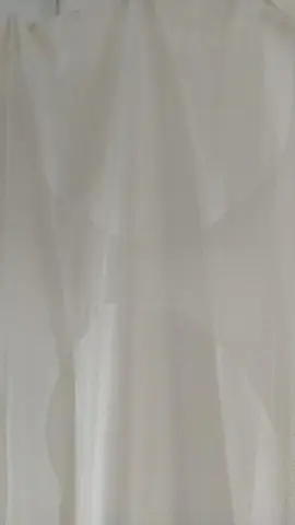 Paire de voilages blanc cassé