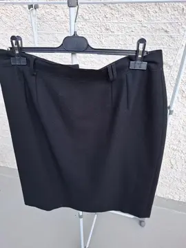 jupe droite noire T48