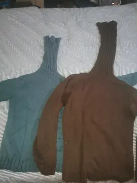 2 pulls a col roulé.
