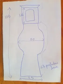 meuble léger d'horloge comtoise