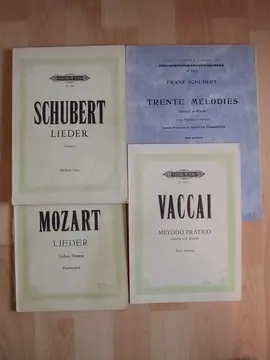 Partitions de lieders