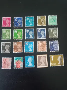 Timbres - Grande-Bretagne/ Régionaux et +