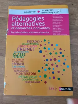 livre pédagogies alternatives