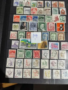 1 page timbres Allemagne...2=2 lots