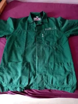 veste de travail verte