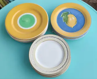 Assiettes dessert