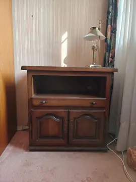 meuble multimédia chêne