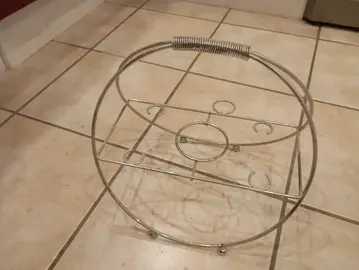 porte verres en métal
