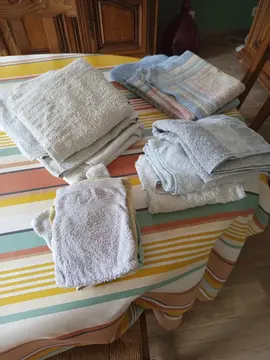 serviette, gants, tapis...