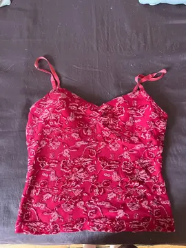 Haut été rouge taill 38