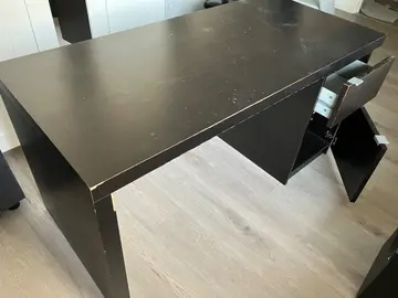 Bureau ikea noir