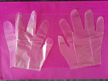 Gants plastique transparent