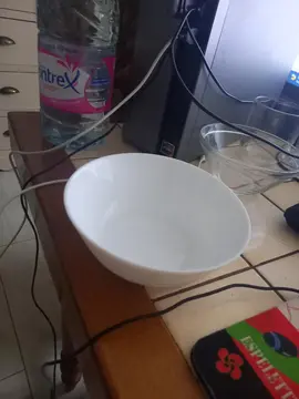 bol blanc a apéros en verre blanc