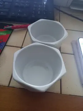 lot de 2 ramequin blanc a crème dessert ou apéros