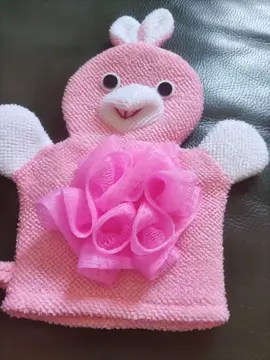 petit gant de bain pour bébé ( motif canard)