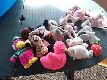 Peluches propres
