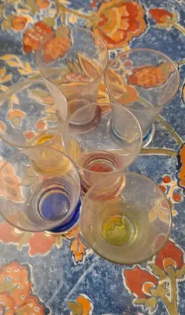 lot de 6 petits verres à alcool