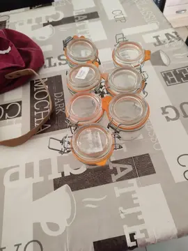 Lot de pots verres