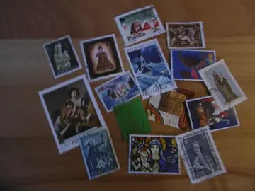 Timbres sur la nativité LOT 37