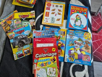 magazines cars et coloriages