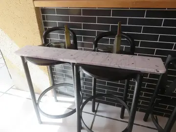 Tablette avec supports