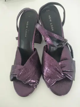 chaussures été violettes