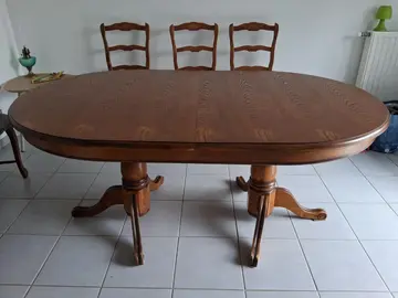 table et chaises SAM bois