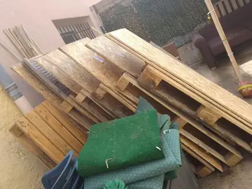 Palette pas les planches