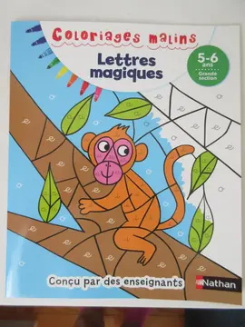 Coloriages malins / Lettres magiques - 5-6 ans