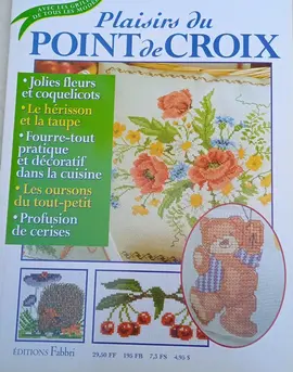 6 Revues de Loisirs créatifs - Point de Croix