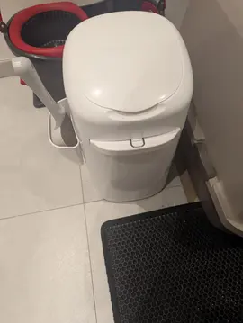 poubelle litière