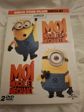 DVD COFFRET MOI MOCHE ET MÉCHANT 1 ET 2