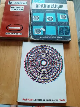 Livres anciens de maths années 60