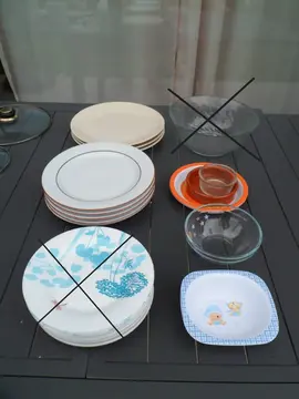 lot de vaisselle