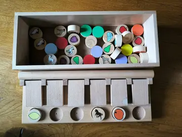 jeu en bois mémo