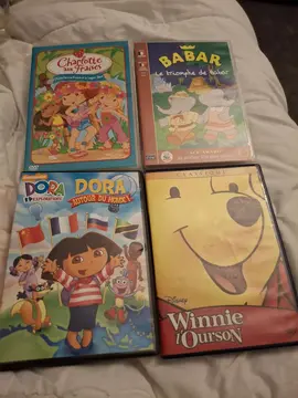 Lot 8 dvd pour jeunes enfants