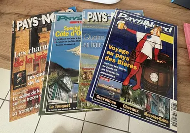 Lot de 5 revues Pays du Nord