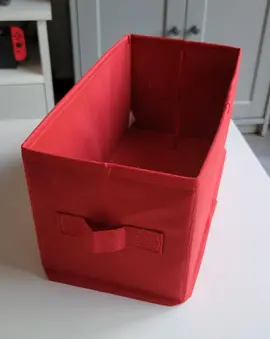 boite de rangement rouge