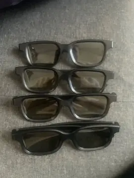 lot de 4 paires de lunettes 3D