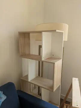 bibliothèque en bois