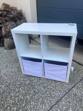 meuble 4 cases avec led couleurs
