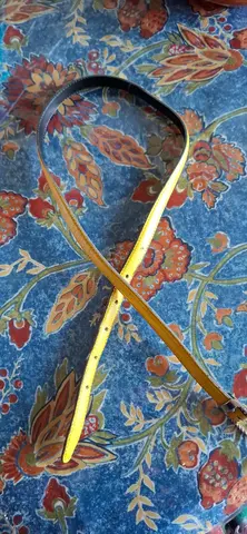 ceinture F cuir 80cm