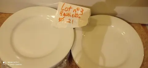 lot 3 : 8 assiettes