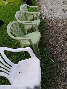 Lot de 4 chaises de jardin