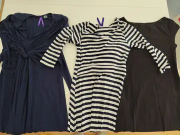 3 Robes de grossesse et allaitement en 36 + 1 jupe