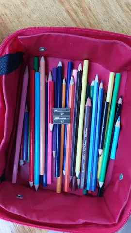 crayons de couleur et valisette