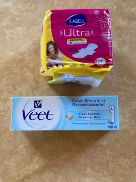 protections slip et crème dépilatoire