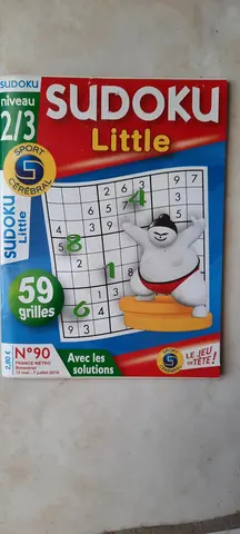Carnet de jeux Sudoku neuf